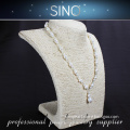 NO.1 wholesale fashion necklace jewelry set 2015 latest design pearl bead necklace